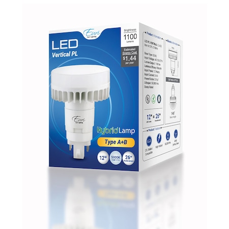 Euri Lighting LED PL 26W Non-Dim/DLC EPL-2150Hv